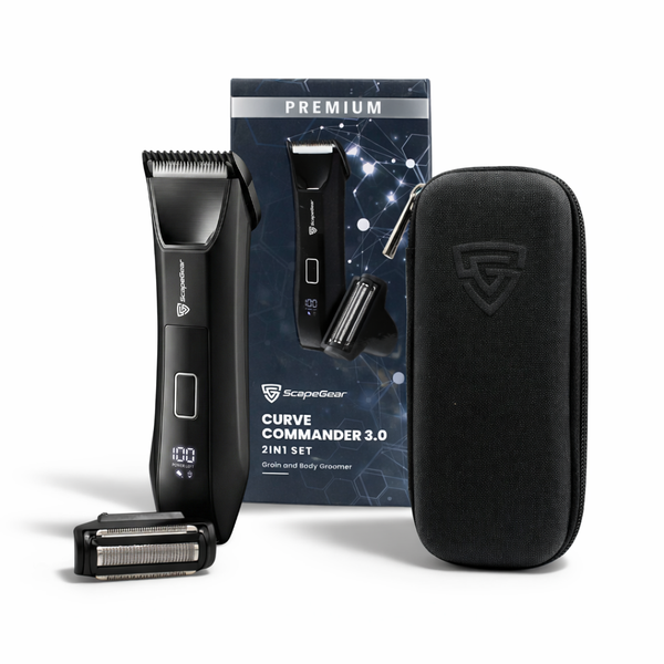 ScapeGear Curve Commander 3.0 Groin &amp; Body Groomer (2 In 1 Set)