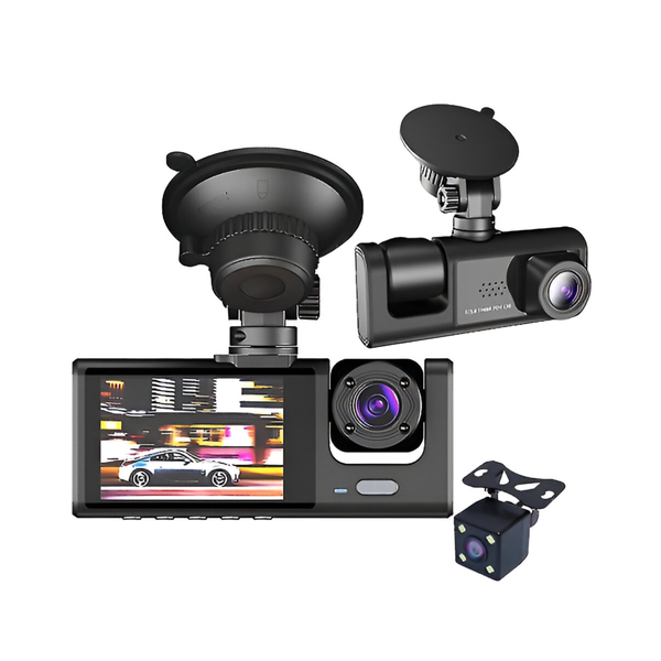 High Resolution Rearview Mirror Dual Channel Recorder