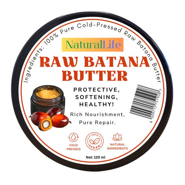 Naturallife 100% Pure Cold-Pressed Raw Batana Butter. For Healty Hair!