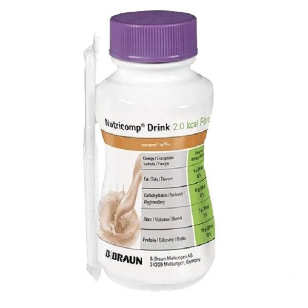 Nutricomp - 2Kcal Fibre Caramel Toffee (4 x 200ml)