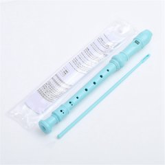 Red-8 Holes Soprano Recorder With Cleaning Rod For Students