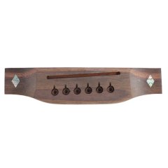 Pre - Drilled Rosewood Acoustic Guitar Bridge