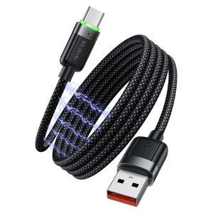 Mcdodo 6Amp Self-Winding Coiled USB-C Cable | Fast Charging USB-A to USB-C