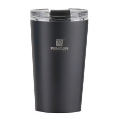 350ml Penguin Stainless Steel Thermal Travel Mug with Dual-Sip Lid
