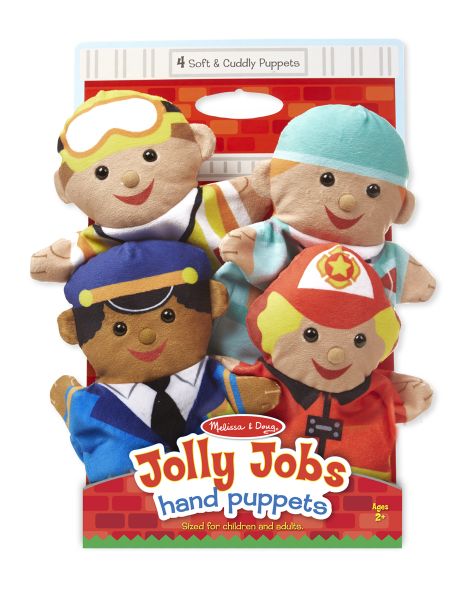 Melissa &amp; Doug Jolly Jobs Hand Puppets