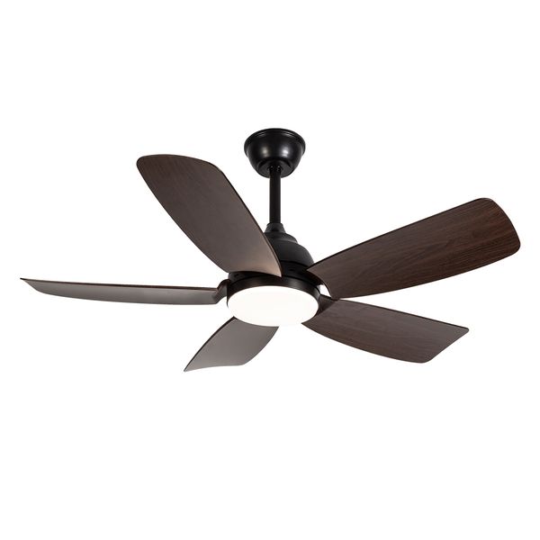 Ceiling Fan with Light, 42-Inch Dimmable Fans and Remote Control