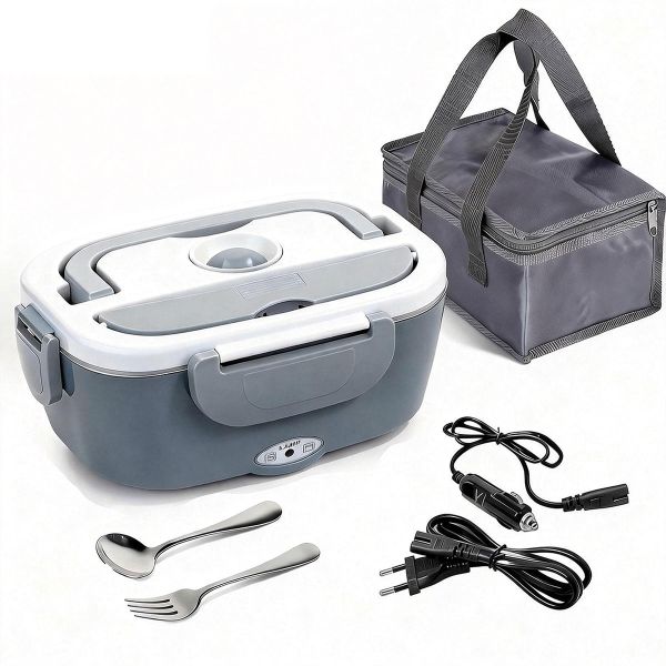 1.5L Electric Lunch Box - 304 Stainless Steel Portable Food Warmer