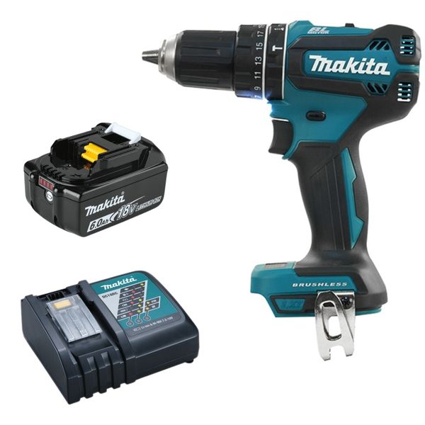 Makita - Cordless Impact Drill DHP485ZJ with 6.0 Ah Battery/Charger/Case