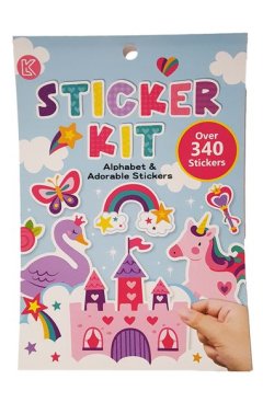 Sticker Kit - Book - Unicorn - Over 340 Stickers