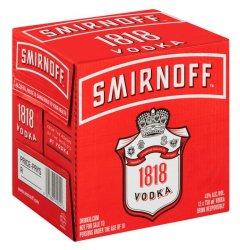 Smirnoff 1818 Vodka Case 12 x 750ml