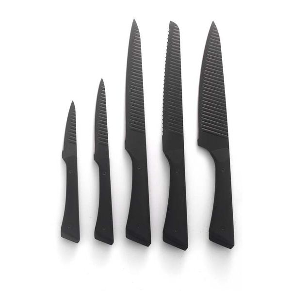 HomeMax Samurai Rippled Knife Set - 5-Piece