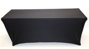 DSA - Stretch Trilobal Trestle Tablecloth - Black
