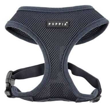Puppia Soft Mesh Dog Harness - Grey