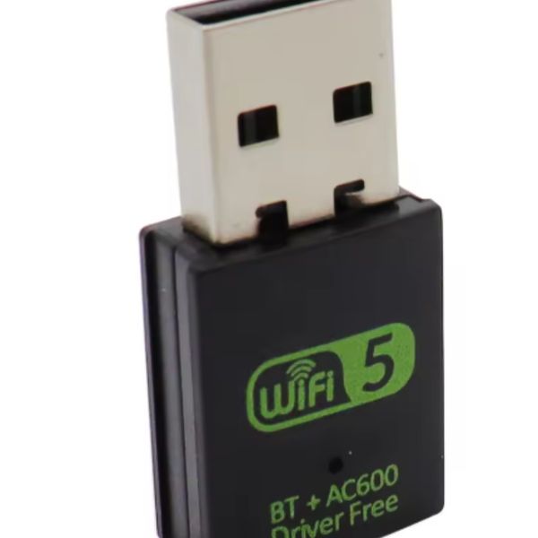 2-in-1 USB WiFi Bluetooth Adapter 600Mbps Dual Band for PC