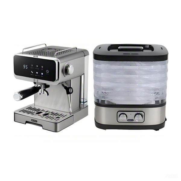 MDMV 20Bar Espresso Coffee Machine + 240W 5-Layer Food Dehydrator