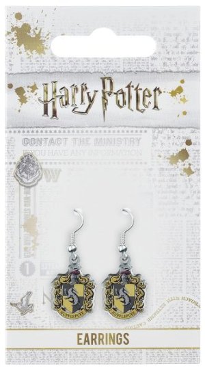 Harry Potter - Hufflepuff Crest Earrings (Parallel Import)