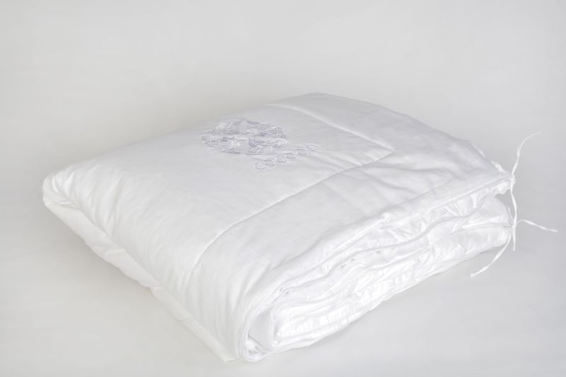 Cocoon Bedding 100% Mulberry Silk Filled MidSeason Duvet with Cotton Casing
