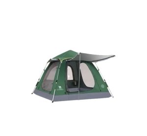 Camel Outdoor Camping Quick Open Family Tent 3-4 People -Green