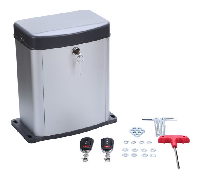 Zooltro Sliding Gate Motor with Remote &amp; Backup Battery - 300KG Capacity