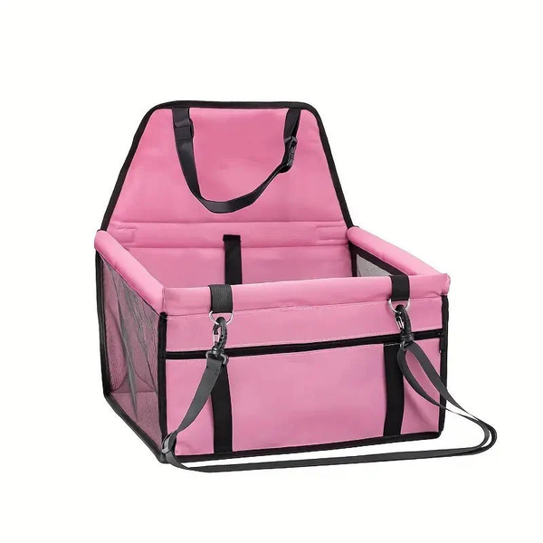 Pet Booster Car Seat Dog/Cat &amp; Safety Buckle Safe Travel Carrier Transport