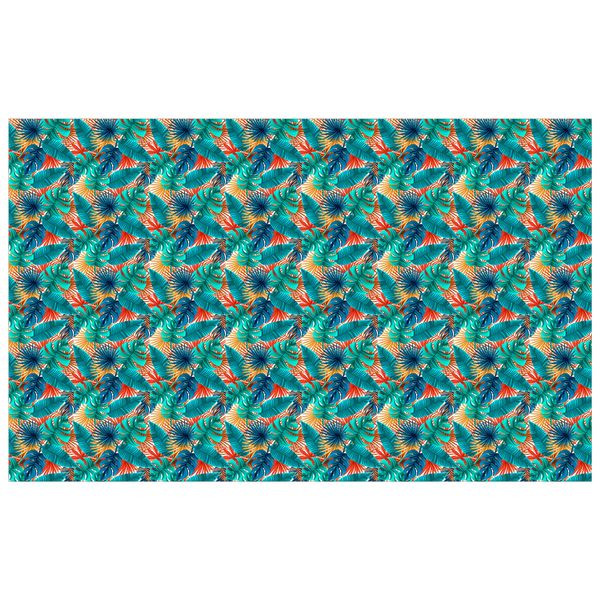 Tropical Leaves Rectangle Tablecloth