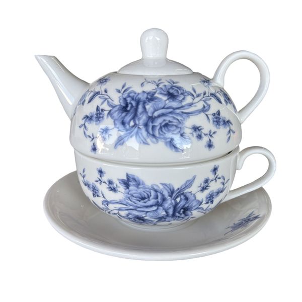 I-18&amp;i-19 Tea Pot with Cup &amp; Saucer Set
