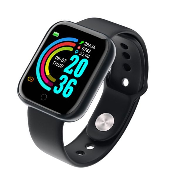 Y68 Smartwatch Black Fitness Tracker