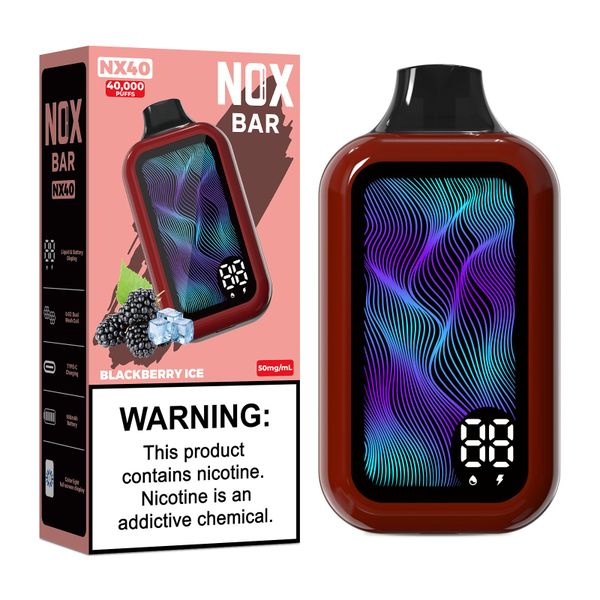 NX 40k Puffs Disposable BlackBerry Ice 50mg