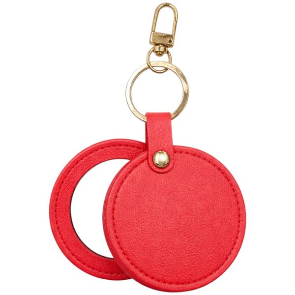 Compact Folding Makeup Mirror Keychain