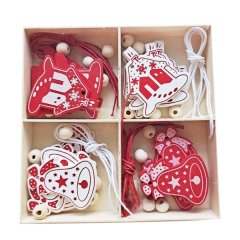 Crafts Creative Wooden Christmas Gifts Interior Decorations Home Christmas