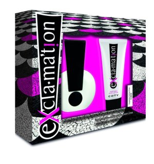 Coty Exclamation Cologne 50ml, Body Lotion 115ml