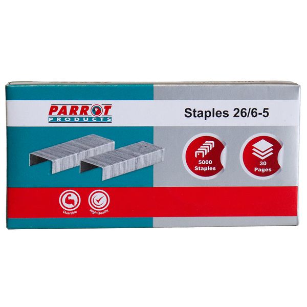 Parrot Staples 26/6 (No56) - Pack of 5000