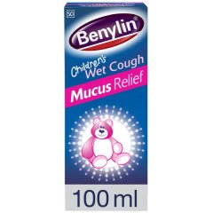 Benylin - Children's Wet Cough Mucus Relief 100ml x 2