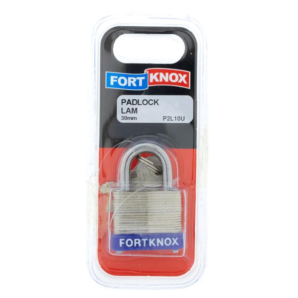 FORT KNOX Padlock Laminated 30mm Q:1 P2L10U