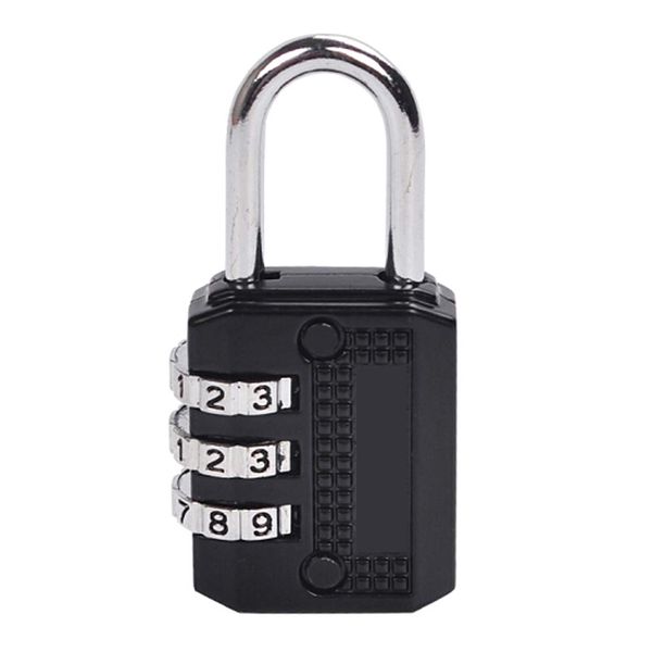 3-Digit Combination Padlock for Gym &amp; Luggage - Anti-Theft Lock