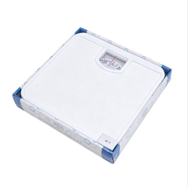 Personal White &amp; Grey Bathroom Scale