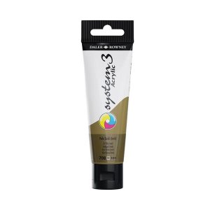 Daler Rowney: System3 Acrylic Colours 59ml - Pale Gold