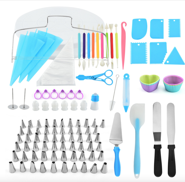 All-in One 110 - Piece Creative Cake Decorating Set - Soul Lifestyle