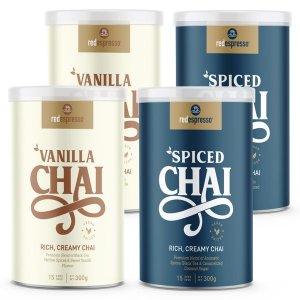 Red Espresso - Vanilla and Spiced Chai Latte Variety Bundle 4 x 300g