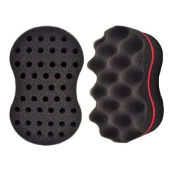 2X Barber Twist Hair Sponge Brush - Curl &amp; Coil Styling Tool - Natural Hair