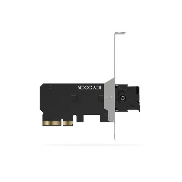 Icy Dock PCIe 4.0 M.2 NVMe SSD Adapter Card - Removable Tray Mobile Rack