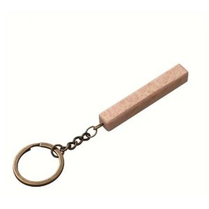 Trocraft Engravable Wooden Keychain 10pc