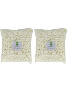 Healthy Life- White Empty Vegan Capsules HPMC/ Size 00- 2 Packs on 1000