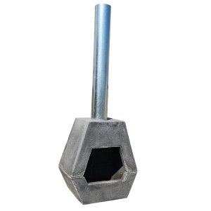 Concrete fireplace indoor/outdoor 60 x 55 x 30cm