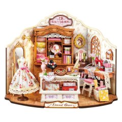 Robotime Rolife Wooden 3D DIY Miniature House - Elsa's Tailoring - 266pcs