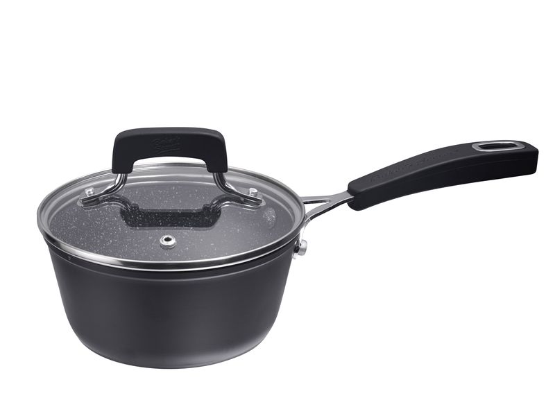 Baker's Secret Forged Aluminum Sauce Pan W/Lid 16Cm