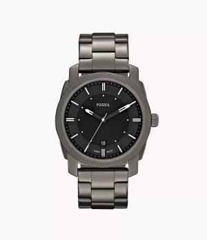 Fossil Men's Mid Smoke Stainless Steel Strap Watch - FS4774