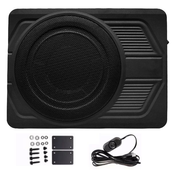 Under Seat Car Subwoofer Built-in Amp High Power Pure Bass Speaker-10" 800W