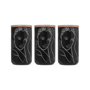 Carrol Boyes Large Canisters - Full of Grace - Set of 3