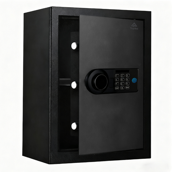 Topika Fireproof Safe Box for Documents Jewellery Cash 1.8 Cu Ft Steel Safe